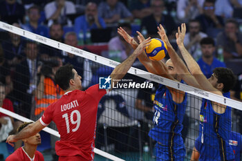 2023-09-14 - Yacine Louati (FRA) during the CEV Eurovolley 2023 semifinal match between Italy vs France, Palazzo dello Sport in Rome, Italy, on September 14, 2023. - SEMIFINAL - ITALY VS FRANCE - CEV EUROVOLLEY MEN - VOLLEYBALL