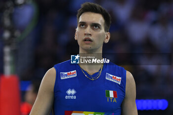 2023-09-14 - Yuri Romano (ITA) during the CEV Eurovolley 2023 semifinal match between Italy vs France, Palazzo dello Sport in Rome, Italy, on September 14, 2023. - SEMIFINAL - ITALY VS FRANCE - CEV EUROVOLLEY MEN - VOLLEYBALL