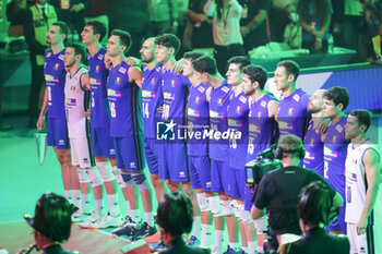 2023-09-16 - national anthem Italy - GOLD MEDAL FINAL - ITALY VS POLAND - CEV EUROVOLLEY MEN - VOLLEYBALL