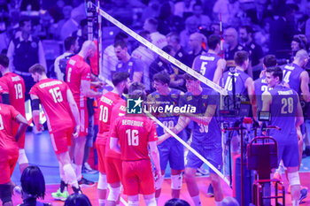 2023-09-16 - initial greeting - GOLD MEDAL FINAL - ITALY VS POLAND - CEV EUROVOLLEY MEN - VOLLEYBALL