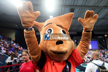 2023-09-09 - Cev European Championship's mascotte Ace - EIGHT FINAL - ITALY VS NORTH MACEDONIA - CEV EUROVOLLEY MEN - VOLLEYBALL