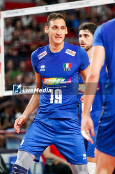 2023-09-09 - Italy's Roberto Russo - EIGHT FINAL - ITALY VS NORTH MACEDONIA - CEV EUROVOLLEY MEN - VOLLEYBALL