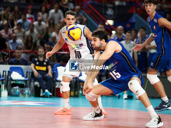 2023-09-09 - Italy's Daniele Lavia in action - EIGHT FINAL - ITALY VS NORTH MACEDONIA - CEV EUROVOLLEY MEN - VOLLEYBALL