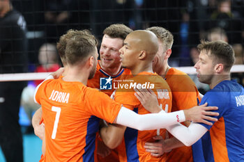 09/09/2023 - The Netherlands' celebrations - EIGHT FINAL - THE NETHERLAND VS GERMANY - EUROVOLLEY MEN - VOLLEY