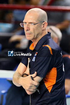 2023-09-09 - The Netherlands' Head Coach Roberto Piazza - EIGHT FINAL - THE NETHERLAND VS GERMANY - CEV EUROVOLLEY MEN - VOLLEYBALL