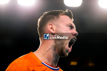 2023-09-09 - The Netherlands' Gijs Jorna screaming of joy - EIGHT FINAL - THE NETHERLAND VS GERMANY - CEV EUROVOLLEY MEN - VOLLEYBALL