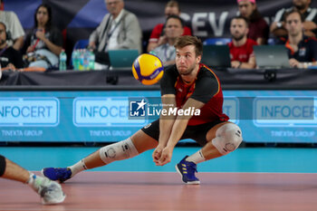 09/09/2023 - Germany's Julian Zenger in action - EIGHT FINAL - THE NETHERLAND VS GERMANY - EUROVOLLEY MEN - VOLLEY