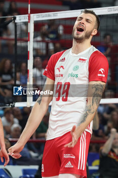 2023-09-10 - Poland's Norbert Huber disappointed - EIGHT FINAL - POLAND VS BELGIUM - CEV EUROVOLLEY MEN - VOLLEYBALL