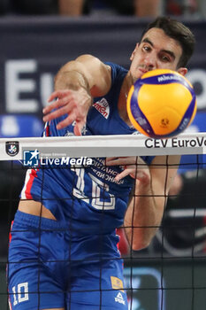 2023-09-10 - Serbia's Miran Kujundzic - EIGHT FINAL - SERBIA VS CZECHIA - CEV EUROVOLLEY MEN - VOLLEYBALL