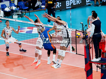 2023-09-12 - The Netherlands' Nimir Abdel-Aziz in action - QUARTER FINAL - ITALY VS THE NETHERLANDS - CEV EUROVOLLEY MEN - VOLLEYBALL