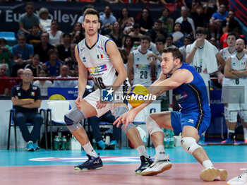 2023-09-12 - Italy's Fabio Balaso in action - QUARTER FINAL - ITALY VS THE NETHERLANDS - CEV EUROVOLLEY MEN - VOLLEYBALL