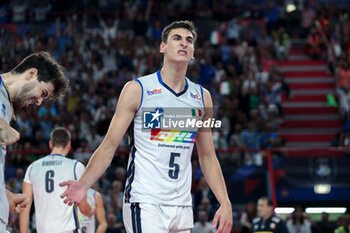 2023-09-12 - Italy's Alessandro Michieletto - QUARTER FINAL - ITALY VS THE NETHERLANDS - CEV EUROVOLLEY MEN - VOLLEYBALL
