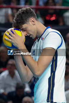 2023-09-12 - Italy's Leandro Mosca - QUARTER FINAL - ITALY VS THE NETHERLANDS - CEV EUROVOLLEY MEN - VOLLEYBALL