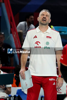 2023-09-12 - Poland's Head Coach Nikola Grbic disappointed - QUARTER FINAL - POLAND VS SERBIA - CEV EUROVOLLEY MEN - VOLLEYBALL