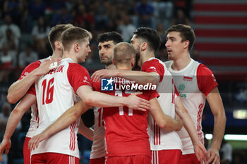 2023-09-12 - Poland's celebration - QUARTER FINAL - POLAND VS SERBIA - CEV EUROVOLLEY MEN - VOLLEYBALL