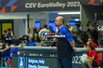 2023-08-16 - Head coach LJUBICIC Stevan (Bosnia Herzegovina) - CEV EUROVOLLEY 2023 - WOMEN - SWITZERLAND VS BOSNIA & HERZEGOVINA - INTERNATIONALS - VOLLEYBALL
