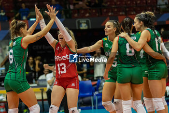 2023-08-17 - Happiness of Bulgaria Players - CEV EUROVOLLEY 2023 - WOMEN - BOSNIA & HERZEGOVINA VS BULGARIA - INTERNATIONALS - VOLLEYBALL