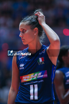 2023-08-22 - Anna Danesi of Italy during the CEV EuroVolley 2023 match between the national teams of Romania and Bulgaria, on 22 August 2023 at pala Giani Asti Turin Italy. Photo Nderim KACELI - CEV EUROVOLLEY 2023 - WOMEN - ITALY VS BOSNIA & HERZEGOVINA - INTERNATIONALS - VOLLEYBALL