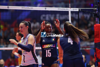 2023-08-22 - Sylvia Nwakalor of Italy during the CEV EuroVolley 2023 match between the national teams of Romania and Bulgaria, on 22 August 2023 at pala Giani Asti Turin Italy. Photo Nderim KACELI - CEV EUROVOLLEY 2023 - WOMEN - ITALY VS BOSNIA & HERZEGOVINA - INTERNATIONALS - VOLLEYBALL