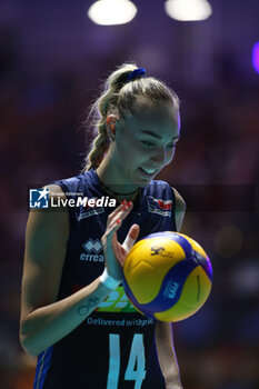 2023-08-22 - Petrini of Italy during the CEV EuroVolley 2023 match between the national teams of Romania and Bulgaria, on 22 August 2023 at pala Giani Asti Turin Italy. Photo Nderim KACELI - CEV EUROVOLLEY 2023 - WOMEN - ITALY VS BOSNIA & HERZEGOVINA - INTERNATIONALS - VOLLEYBALL
