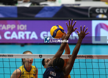 2023-08-22 - Myriam Sylla of Italy during the CEV EuroVolley 2023 match between the national teams of Romania and Bulgaria, on 22 August 2023 at pala Giani Asti Turin Italy. Photo Nderim KACELI - CEV EUROVOLLEY 2023 - WOMEN - ITALY VS BOSNIA & HERZEGOVINA - INTERNATIONALS - VOLLEYBALL