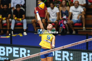 2023-08-22 - Dragana Stevanovic of Bosnia and Herzegovina during the CEV EuroVolley 2023 match between the national teams of Romania and Bulgaria, on 22 August 2023 at pala Giani Asti Turin Italy. Photo Nderim KACELI - CEV EUROVOLLEY 2023 - WOMEN - ITALY VS BOSNIA & HERZEGOVINA - INTERNATIONALS - VOLLEYBALL