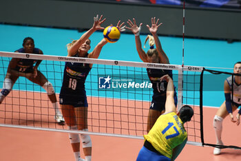2023-08-22 - Edina Begic of Bosnia and Herzegovina during the CEV EuroVolley 2023 match between the national teams of Romania and Bulgaria, on 22 August 2023 at pala Giani Asti Turin Italy. Photo Nderim KACELI - CEV EUROVOLLEY 2023 - WOMEN - ITALY VS BOSNIA & HERZEGOVINA - INTERNATIONALS - VOLLEYBALL