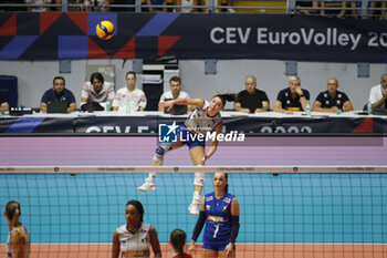 2023-08-23 - BOSIO Francesca (Italy) during the CEV EuroVolley 2023 match between the national teams of Italy and Croatia, on 23 August 2023 at pala Giani Asti Turin Italy. Photo Nderim KACELI - CEV EUROVOLLEY 2023 - WOMEN - ITALY VS CROATIA - INTERNATIONALS - VOLLEYBALL