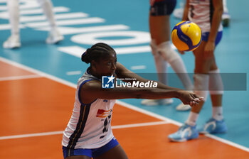 2023-08-23 - SYLLA Myriam (Italy) during the CEV EuroVolley 2023 match between the national teams of Italy and Croatia, on 23 August 2023 at pala Giani Asti Turin Italy. Photo Nderim KACELI - CEV EUROVOLLEY 2023 - WOMEN - ITALY VS CROATIA - INTERNATIONALS - VOLLEYBALL