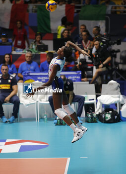 2023-08-23 - EGONU Paola (Italy) during the CEV EuroVolley 2023 match between the national teams of Italy and Croatia, on 23 August 2023 at pala Giani Asti Turin Italy. Photo Nderim KACELI - CEV EUROVOLLEY 2023 - WOMEN - ITALY VS CROATIA - INTERNATIONALS - VOLLEYBALL