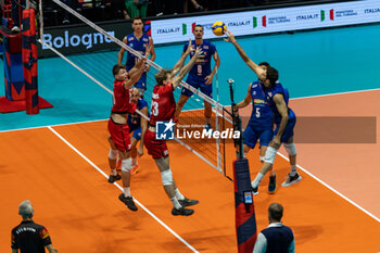 2023-08-28 - LAVIA Daniele (Italy) during the CEV EuroVolley 2023 men Final Round Pool A, match between Italy and Belgium at Unipol Arena Bologna, Italy, on August 28, 2023 - CEV EUROVOLLEY 2023 - MEN - BELGIUM VS ITALY - INTERNATIONALS - VOLLEYBALL