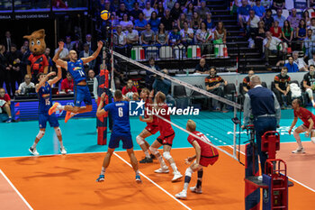 2023-08-28 - GALASSI Gianluca (Italy) during the CEV EuroVolley 2023 men Final Round Pool A, match between Italy and Belgium at Unipol Arena Bologna, Italy, on August 28, 2023 - CEV EUROVOLLEY 2023 - MEN - BELGIUM VS ITALY - INTERNATIONALS - VOLLEYBALL
