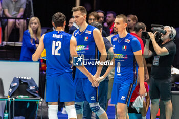 2023-08-28 - GIANNELLI Simone (Italy) during the CEV EuroVolley 2023 men Final Round Pool A, match between Italy and Belgium at Unipol Arena Bologna, Italy, on August 28, 2023 - CEV EUROVOLLEY 2023 - MEN - BELGIUM VS ITALY - INTERNATIONALS - VOLLEYBALL