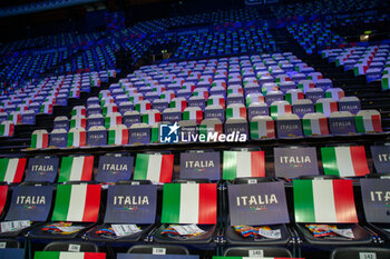 2023-08-28 - view of Unipol Arena Bologna during the CEV EuroVolley 2023 men Final Round Pool A, match between Italy and Belgium at Unipol Arena Bologna, Italy, on August 28, 2023 - CEV EUROVOLLEY 2023 - MEN - BELGIUM VS ITALY - INTERNATIONALS - VOLLEYBALL