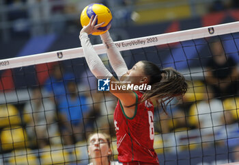 2023-08-23 - Moroslava Paskova-Kaneva of Bulgaria during the CEV EuroVolley 2023 match between the national teams of Switzerland and Bulgaria, on 23 August 2023 at pala Giani Asti Turin Italy. Photo Nderim KACELI - CEV EUROVOLLEY 2023 - WOMEN - SWITZERLAND VS BULGARIA - INTERNATIONALS - VOLLEYBALL