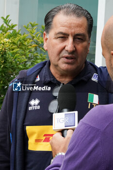 2023-08-30 - de giorgi ferdinando (head coach italy) - PRESS MEETING WITH ITALY VOLLEYBALL TEAM - INTERNATIONALS - VOLLEYBALL