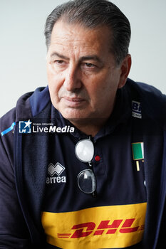 2023-08-30 - de giorgi ferdinando (head coach italy) - PRESS MEETING WITH ITALY VOLLEYBALL TEAM - INTERNATIONALS - VOLLEYBALL