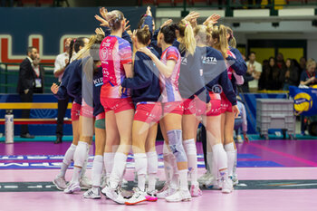 2023-01-15 - Players of Vero Volley Milano during the 15th day of the Serie A1 Women between Vero Volley Milano vs Trasportipesanti Casalmaggiore - VERO VOLLEY MILANO VS TRASPORTIPESANTI CASALMAGGIORE - SERIE A1 WOMEN - VOLLEYBALL