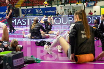 2023-02-04 - warm up players of Bartoccini Fortinfissi Perugia - VERO VOLLEY MILANO VS BARTOCCINI-FORTINFISSI PERUGIA - SERIE A1 WOMEN - VOLLEYBALL