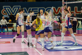2023-02-26 - Happiness of Players of Savino Del Bene Scandicci - VERO VOLLEY MILANO VS SAVINO DEL BENE SCANDICCI - SERIE A1 WOMEN - VOLLEYBALL