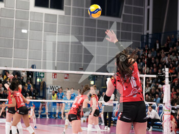 05/03/2023 - Katerina Zakchaiou during Serie A match between Wash4green Pinerolo v E-Work Busto Arsizio in Villafranca Piemonte (To), on March 5, 2022 - WASH4GREEN PINEROLO VS E-WORK BUSTO ARSIZIO - SERIE A1 FEMMINILE - VOLLEY