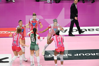 2023-04-08 - Happiness of Vero Volley Milano players during the Volleyball Italian Serie A Women Championship - -Work Busto Arsizio vs Vero Volley Milano, on Avril 8th, 2023, at E-work Arena, Busto Arsizio, Italy Credit: Tiziano Ballabio - E-WORK BUSTO ARSIZIO VS VERO VOLLEY MILANO - SERIE A1 WOMEN - VOLLEYBALL