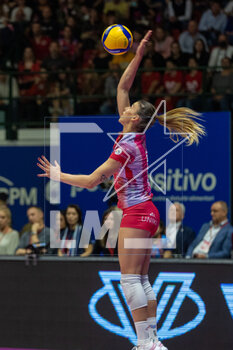 2023-04-30 - Alessia Orro (Vero Volley Milano) at service - PLAY OFF - SEMIFINAL - VERO VOLLEY MILANO VS SAVINO DEL BENE SCANDICCI - SERIE A1 WOMEN - VOLLEYBALL