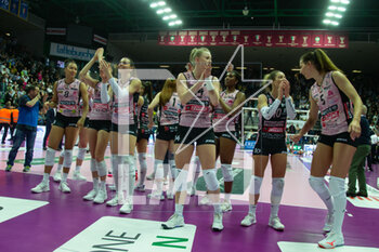 2023-05-06 - Happiness of players Imoco Conegliano after scoring a match point - PLAY OFF - FINAL -  PROSECCO DOC IMOCO CONEGLIANO VS VERO VOLLEY MILANO - SERIE A1 WOMEN - VOLLEYBALL