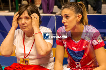 2023-05-13 - Disappointment of Alessia Orro (Vero Volley Milano) with Alessandra Marzari presidente Consorzio Vero Volley - PLAY OFF - FINAL - VERO VOLLEY MILANO VS PROSECCO DOC IMOCO CONEGLIANO - SERIE A1 WOMEN - VOLLEYBALL