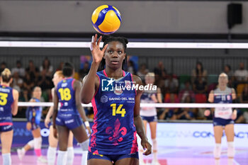 2023-10-08 - Linda Nwakalor of Savino Del Bene Scandicci - SAVINO DEL BENE SCANDICCI VS IL BISONTE FIRENZE - SERIE A1 WOMEN - VOLLEYBALL