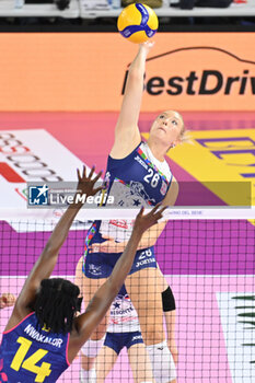 2023-10-08 - Lauren Stivrins of Il Bisonte Firenze - SAVINO DEL BENE SCANDICCI VS IL BISONTE FIRENZE - SERIE A1 WOMEN - VOLLEYBALL