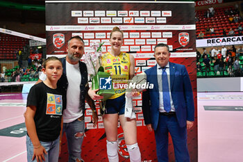 2023-10-14 - Isabelle Haak (Imoco Conegliano) MVP of the match - CUNEO GRANDA VOLLEY VS PROSECCO DOC IMOCO CONEGLIANO - SERIE A1 WOMEN - VOLLEYBALL