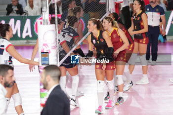 2023-10-15 - opening greeting - ROMA VOLLEY CLUB VS REALE MUTUA FENERA CHIERI 76 - SERIE A1 WOMEN - VOLLEYBALL