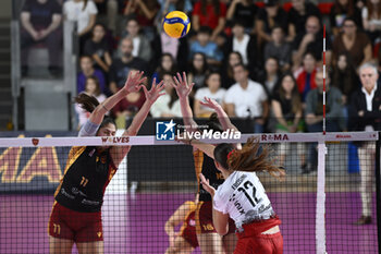 2023-10-22 - Giorgia Frosini of UYBA Volley Busto Arsizio during the 3rd round of the Serie A1 Women's Volleyball Championship between Roma Volley Club and UYBA Busto Arsizio on 21 October 2023 at the Palazzetto dello Sport in Rome. - ROMA VOLLEY CLUB VS UYBA VOLLEY BUSTO ARSIZIO - SERIE A1 WOMEN - VOLLEYBALL